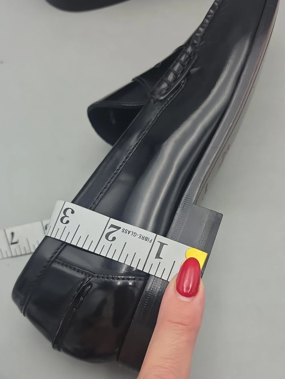 Mens Florsheim Berkley Moc Toe Penny Loafers Black Leather Size 10.5 D